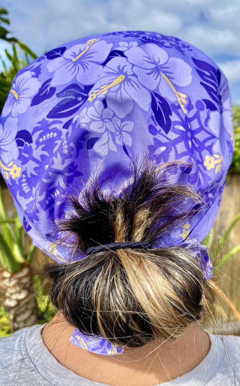 SURGICAL SCRUB CAP - Dental Scrub Cap - Christmas Scrub Cap - Gift for Physician/Dentist - Head Wrap Adjustable Hat - Dental Hygienist