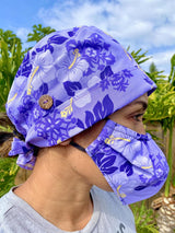 SURGICAL SCRUB CAP - Dental Scrub Cap - Christmas Scrub Cap - Gift for Physician/Dentist - Head Wrap Adjustable Hat - Dental Hygienist