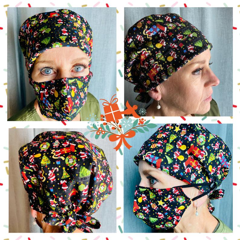 Face Mask-FREE 5 Layer Filter#FREE Nose Wire#FREE Adjustable Earloop Toggles#Filter Pocket#2 Layers of High Quality Cotton Fabric